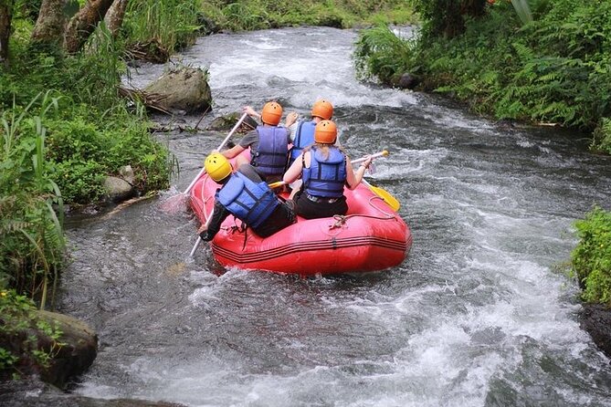BMW Bali Rafting + Flying Fox at Telaga Waja River (LESS STAIRS) - Taking the Zipline to the River