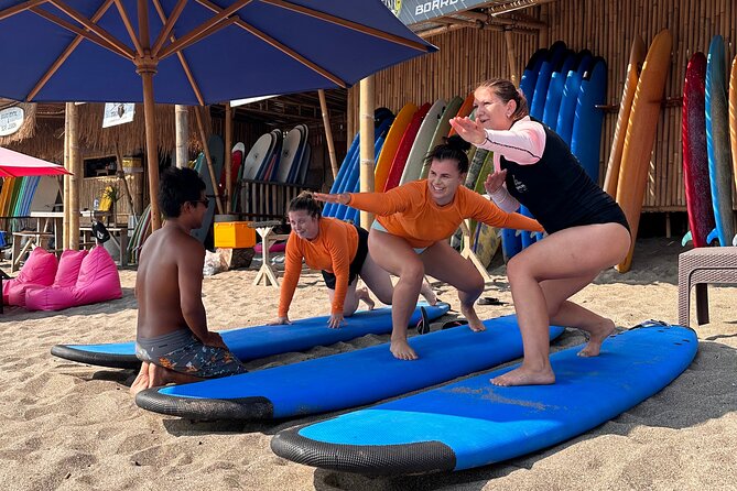 Canggu: Surfing lesson with ISA certified instructor - The first 30 minutes: safety, warm-up, and board practice