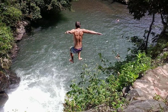 Cliff Jumping and Sliding at Aling Aling Waterfall - What the guide and safety setup add