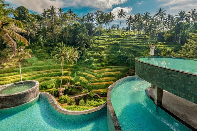 CRETYA Ubud infinity Pool + Hidden Water fall + Water Temple Tour - Why this Bali day works