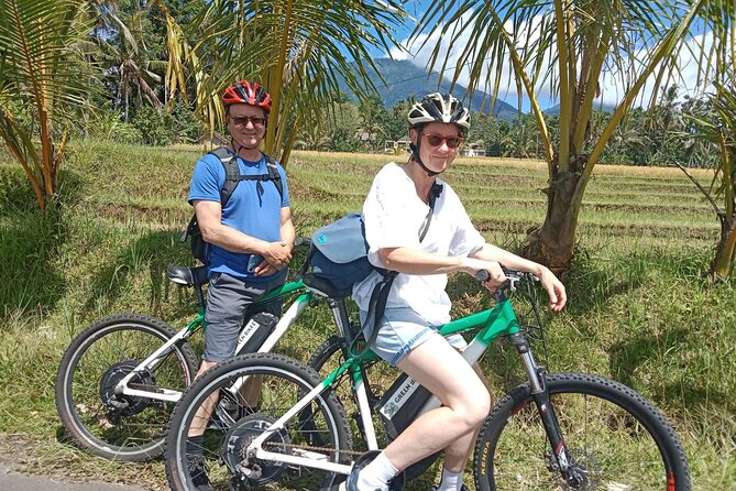 Electric bicycle tour in Jatiluwih UNESCO site - Local guides make the ride easier and more useful