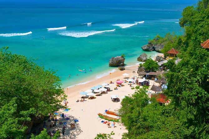 Explore Bali Beaches with Private Minivan Tour - Balangan Beach: a sunset finish from the cliffs