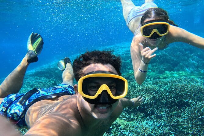 From Bali: Nusa Penida Full Day Tour and Snorkeling - Crystal Bay begins the water portion
