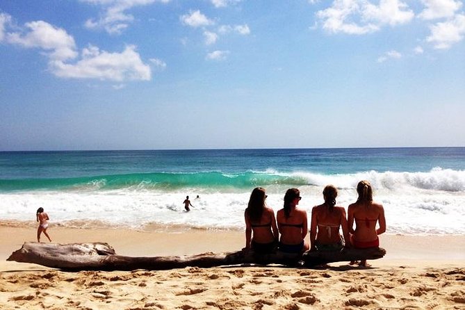 Half Day: Uluwatu Temple,KECAK FIRE DANCE Evening Tour & Jimbaran SEAFOOD Dinner - Padang Padang Beach gives you a quick taste of Bali’s coast