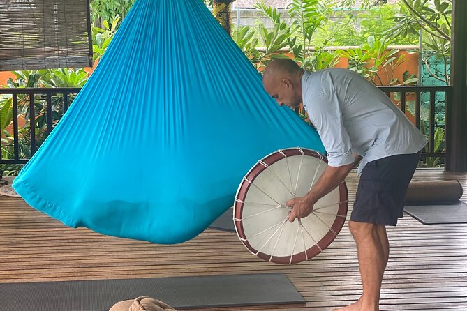 Hammock Sound Healing on Nusa Lembongan, Bali - Floating rest at Island Yoga Lembongan