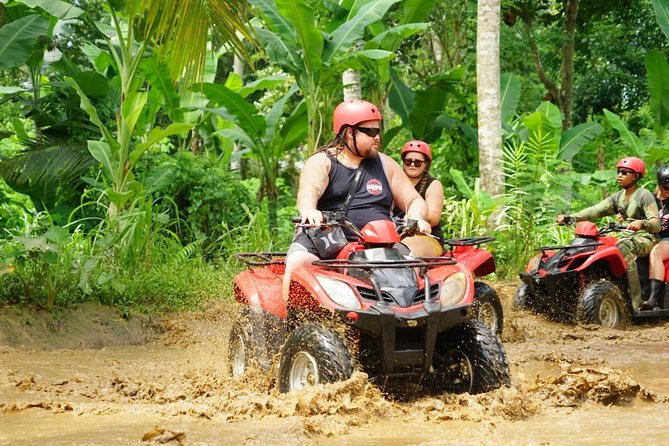 Jungle ATV Quad Bike Through Gorilla Face Cave - The gorilla cave and the wet sections