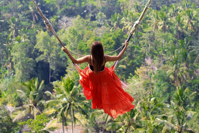 Jungle Swing - Volcano - Water Temple - Monkey Forest and Waterfall Tour - My Swing Bali is built for photographs