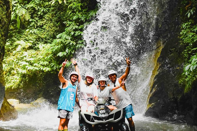 KUBER ATV UBUD - Tunnel Waterfall Rice field Jungle w Private Car - Rice fields, jungle, river, and waterfall in one route
