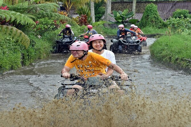 Kuber Bali ATV through Tunnel and Waterfall - The route: rice fields, plantations, and villages