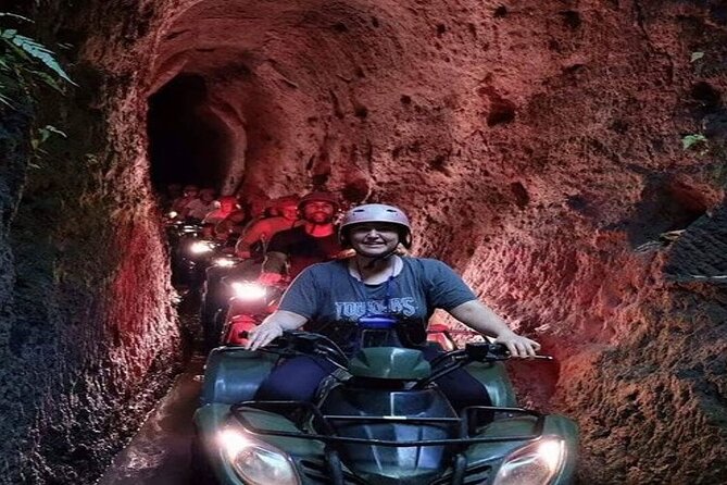 Kuber Bali ATV through Tunnel and Waterfall - Safety equipment and support on the course