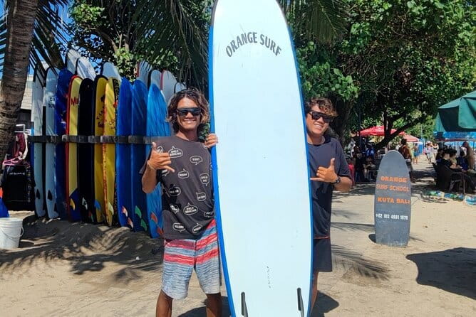 Kuta Beach Bali, 1 on 1 Surfing Lesson Orange Surf Bali - Key points at a glance