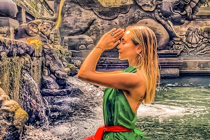 Melukat - The Purification Ceremony at Tirta Empul Temple - Tukad Cepung Waterfall starts the morning