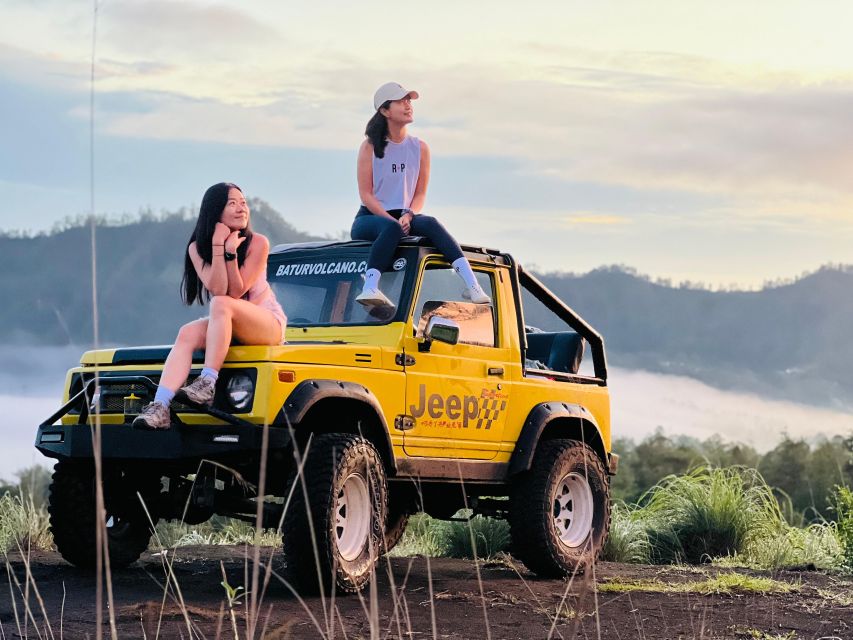 Mount Batur jeep sunrise with breakfast - Crossing Mount Batur’s black lava areas