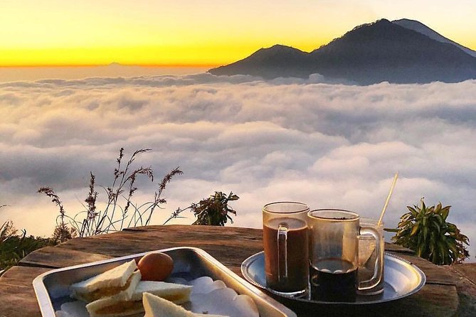 Mount Batur sunrise hike & white water rafting - Sunrise from an active volcano