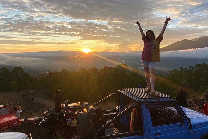 Mount Batur Sunrise Jeep Private Tour With Breakfast - Black lava and black sand after sunrise