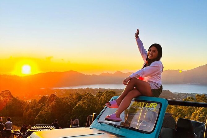 Mount Batur Sunrise Jeep Tour and Hot Spring - Reaching the sunrise lookout by Jeep