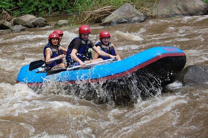 Mount Batur Sunrise Trek and Ayung River White Water Rafting Tour - White-water rafting on the Ayung River