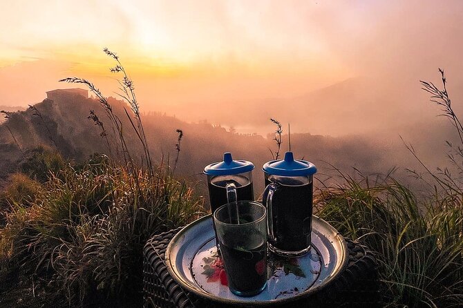 Mount Batur Sunrise Trekking and Rice Terrace Adventure - Reaching the Mount Batur trailhead in darkness