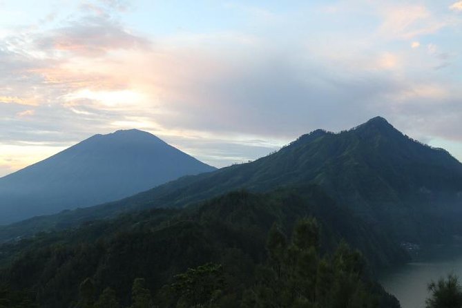 Mount Batur Sunrise Trekking & White Water Rafting ( Private - All Inclusive ) - Sunrise above Lake Batur