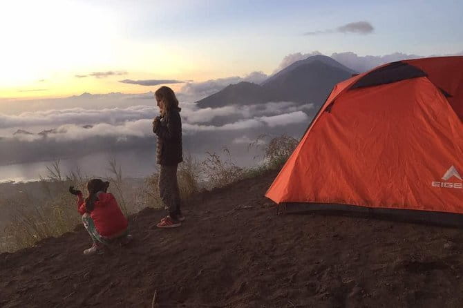 Mt Batur Camping (sunset & sunrise) - All Inclusive - The moderate climb and the first views