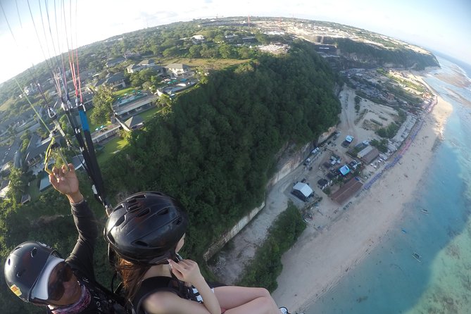 Paragliding Bali Nusa Dua cliff with Free Photo/Videos - What the 1 to 5 PM schedule means