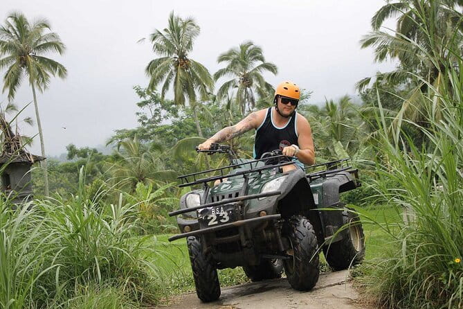 Private Bali ATV Ride Commbination Bali white water rafting - Lunch between mud and river water