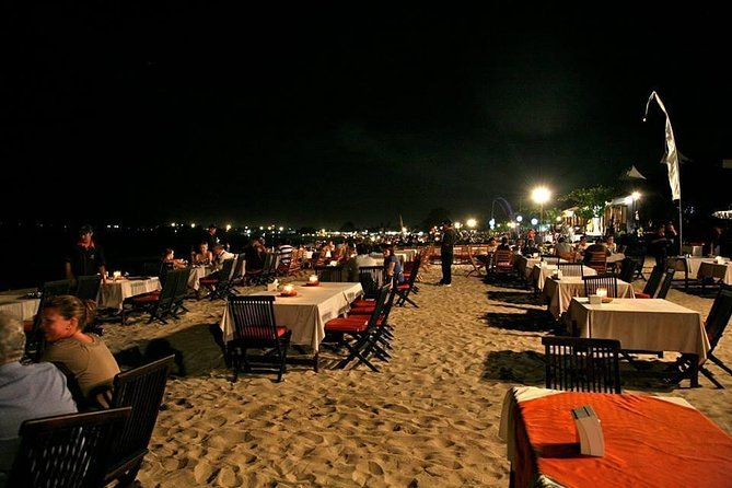 Private Tour Rafting Uluwatu Kecak Dance Sunset and Dinner in Jimbaran Bay - Jimbaran Bay finishes the day with dinner at your cost