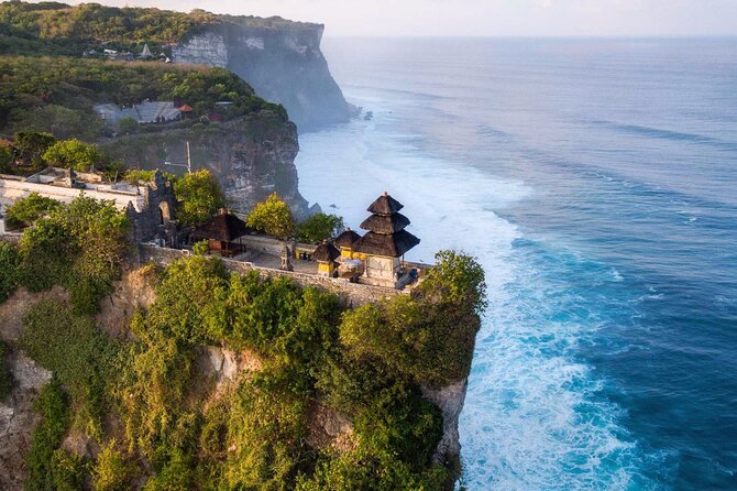 Private Tour Uluwatu Sunset Kecak Dance and Dinner at Jimbaran - Padang Padang Beach and its narrow coastal setting
