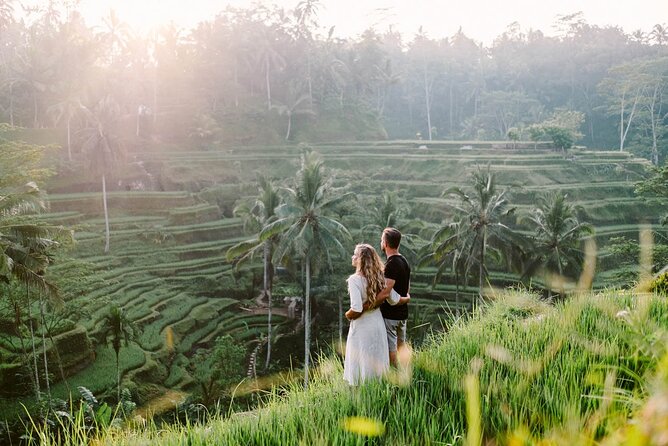 Private Tour: Waterfall, Kintamani Volcano, Ubud Tour with Lunch - Tegenungan Waterfall and its concrete stairway