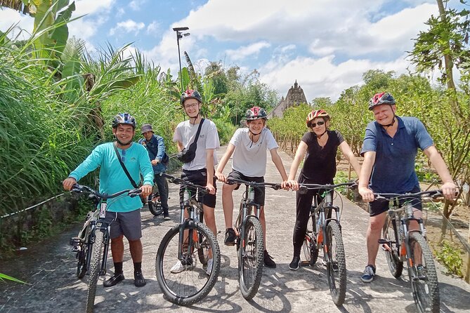 Private Ubud Downhill Cycling with Volcano, Rice Paddies & Meal - Starting at Pura Dalem Pukuh