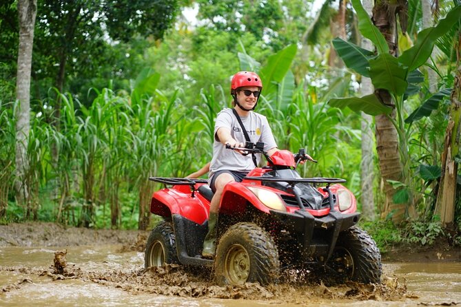 Quad Bike Ride and Snorkeling at Blue Lagoon Beach All-inclusive - Lunch, a pool, and a practical pause