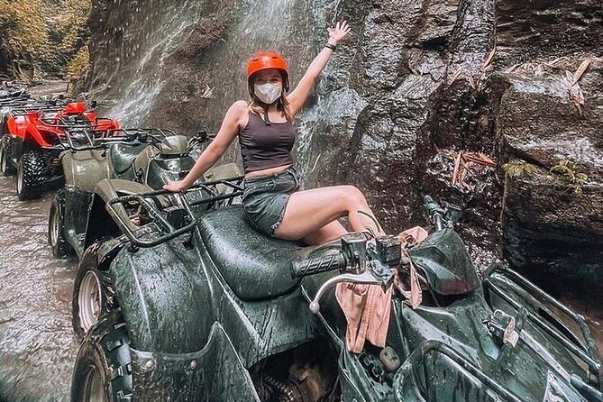 Quadbike Adventure with Tunnel and Waterfall Tour in Bali - Lunch, showers, and the end of the ride