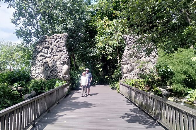 Rafting Swing Monkey Forest And Waterfall Tour All Inclusive - Sacred Monkey Forest in Ubud