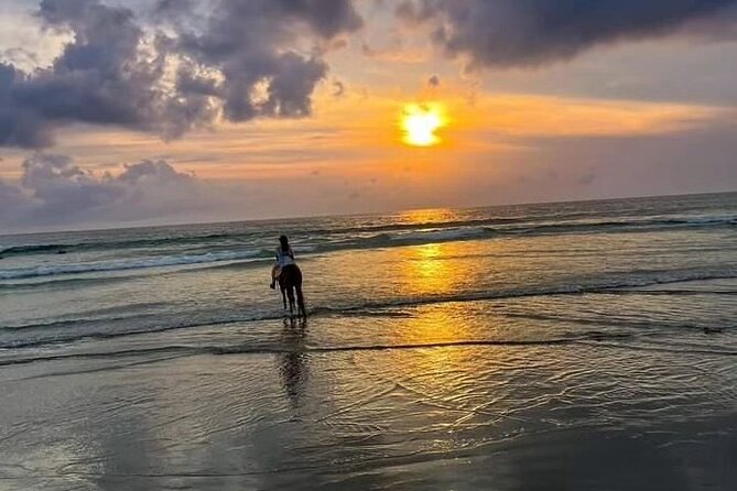 Seminyak Horse back riding In the beach - Riding the quieter stretch of Seminyak Beach