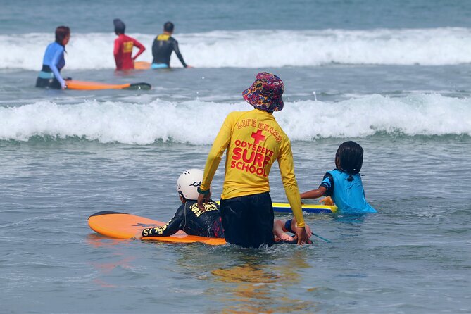 Surf Lesson with a Personal Instructor at Kuta Beach - Taking the soft-top board into Kuta’s waves