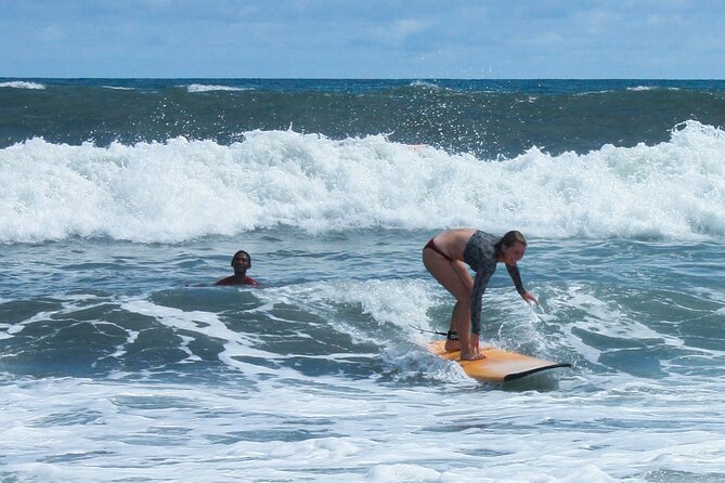 Surfing Trip or Lesson with Coaching in Bali - The board, transport, and four-hour schedule