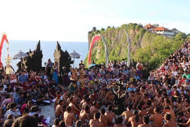 Tanah Lot and Uluwatu Temple Tour Including Seafood Dinner at Jimbaran Beach - Uluwatu Temple and the cliff-top setting