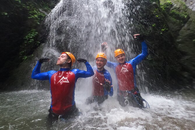 The Natural Canyoning in Alam Canyon - The narrow gorge, jumps, slides, and waterfalls