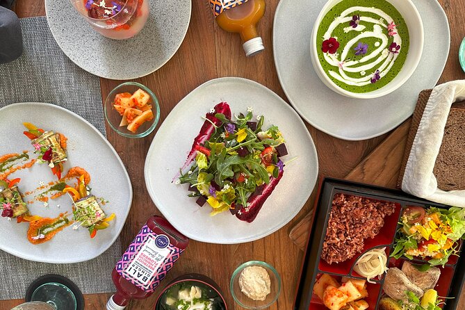 TULA Wellness Half Day Experience with Yoga Class - A vegetarian meal with a clear menu