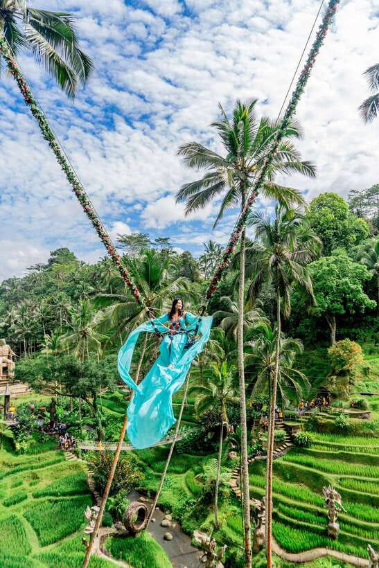 Ubud: Alas Harum Day-Pass, Swing, Sky Bike & Flying Fox - The 25-meter Super Extreme Swing