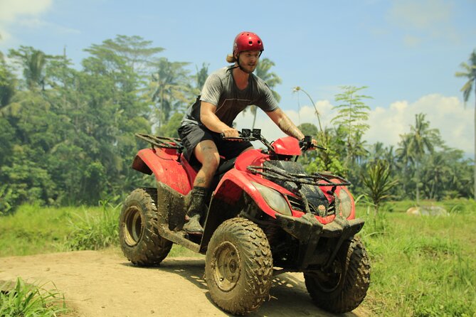 Ubud ATV Quad Bike through river, Jungle, waterfall & rice fields - Riding Ubud’s countryside for $33