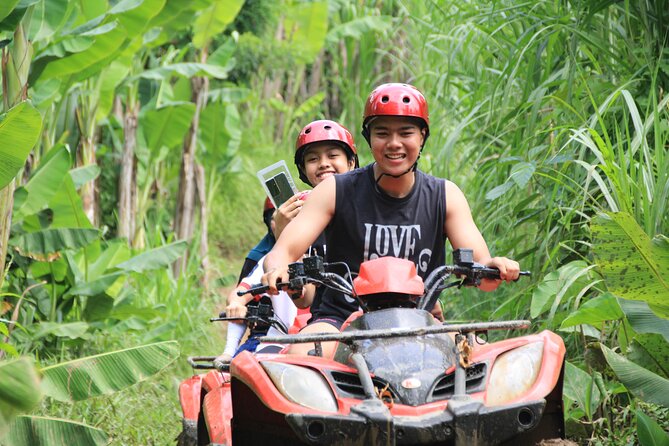 Ubud ATV Quad Bike with Ayung River Rafting Experience - Waterfalls and rice fields give the ATV ride its character