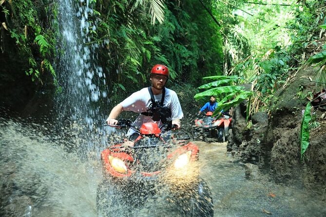Ubud ATV Ride through River Jungle Rice Fields Puddles - Key points at a glance