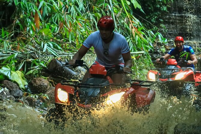 Ubud ATV Ride through River Jungle Rice Fields Puddles - Lunch, showers, and the useful comforts