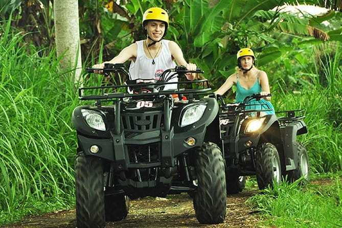 Ubud ATV Ride with Waterfall, Dragon Cave & Lunch – 2 Hours - Single ATV or tandem quad bike