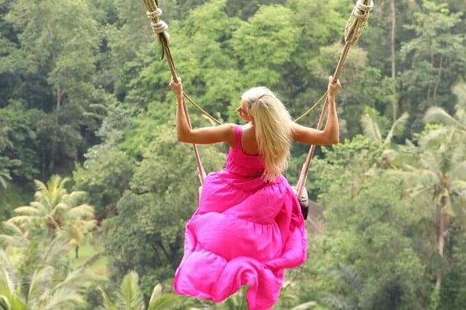 Ubud Full Day - Monkey Forest, Rice Terrace and Waterfalls Tour - The jungle swing is optional, and that matters