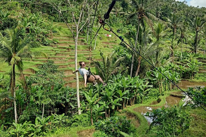 Ubud Half Day Zipline and Jungle Swing - Ulu Petanu Waterfall and the 90-step walk