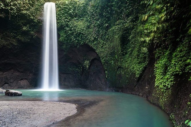 Ubud Monkey Forest, Holy Water Temple & Waterfalls Tours - Walking into Tukad Cepung Waterfall