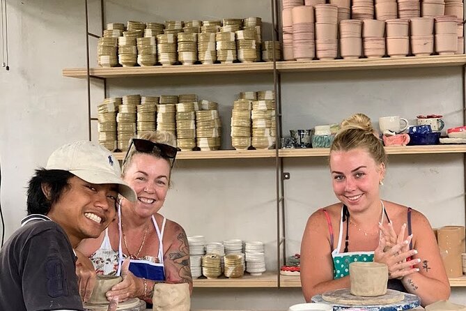 Ubud Pottery Ceramic Class in Bali - The garden setting and the pace of the lesson
