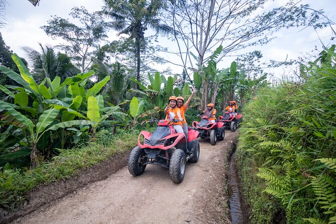 Ubud's Thrilling ATV Tandem Rides - Rice paddies, hills, and the long river section